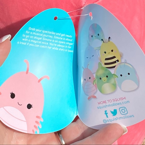 SHRIMP “Simone” Coral Squishmallow 11” NWT - Picture 6 of 7